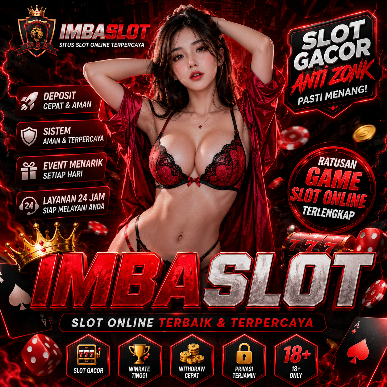 IMBASLOT🎰 Daftar Slot Online Resmi, Main dari HP Tanpa Ribet dan Proses Cepat