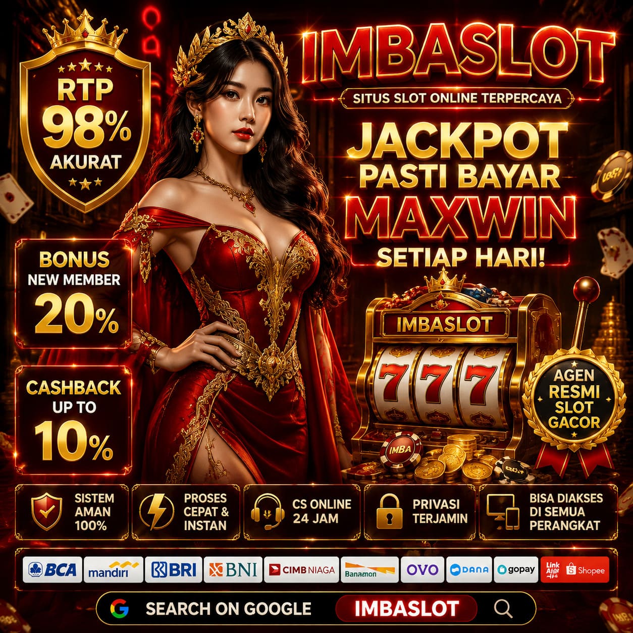 IMBASLOT Indonesia | Situs Slot Gacor Maxwin Terpercaya di Indonesia